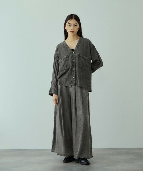 VICKY / ビッキー その他パンツ | リヨセルタックフレアパンツ≪洗濯機で洗える≫ | 詳細6