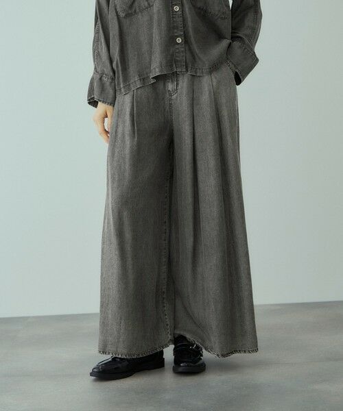 VICKY / ビッキー その他パンツ | リヨセルタックフレアパンツ≪洗濯機で洗える≫ | 詳細7