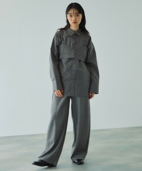 VICKY / ビッキー その他パンツ | ポンチ3Dカーブパンツ≪手洗い可能≫ | 詳細8