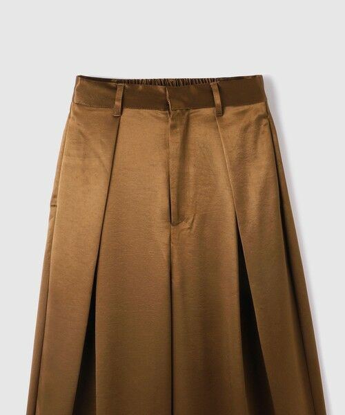 VICKY / ビッキー その他パンツ | ヘビーサテンタックワイドパンツ≪手洗い可能≫ | 詳細12