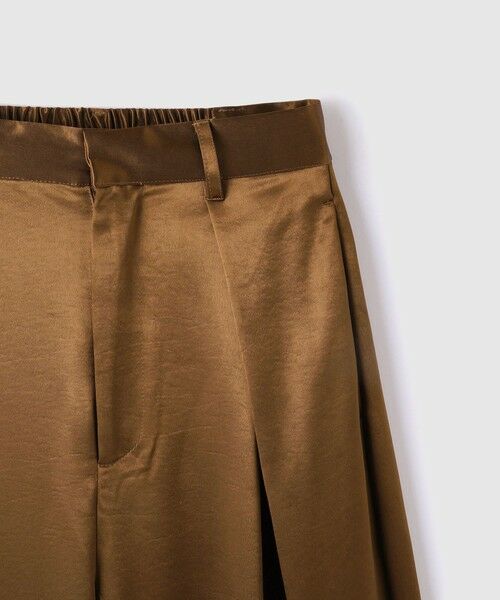VICKY / ビッキー その他パンツ | ヘビーサテンタックワイドパンツ≪手洗い可能≫ | 詳細13