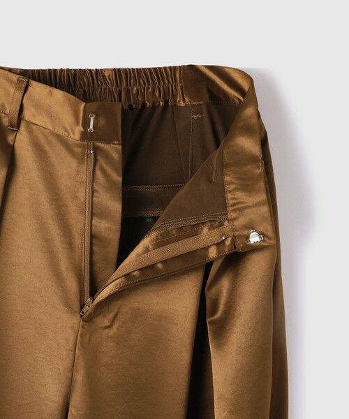 VICKY / ビッキー その他パンツ | ヘビーサテンタックワイドパンツ≪手洗い可能≫ | 詳細15