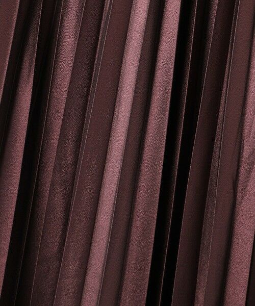 VICKY / ビッキー ミニ・ひざ丈スカート | レザーライクジョーゼットプリーツスカート≪手洗い可能≫ | 詳細24