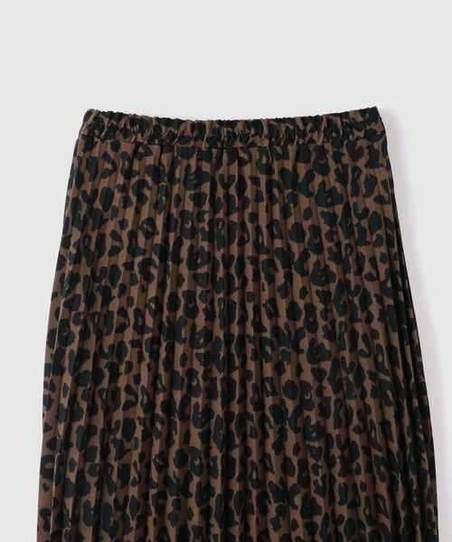 VICKY / ビッキー ミニ・ひざ丈スカート | アニマルプリントプリーツスカート | 詳細8