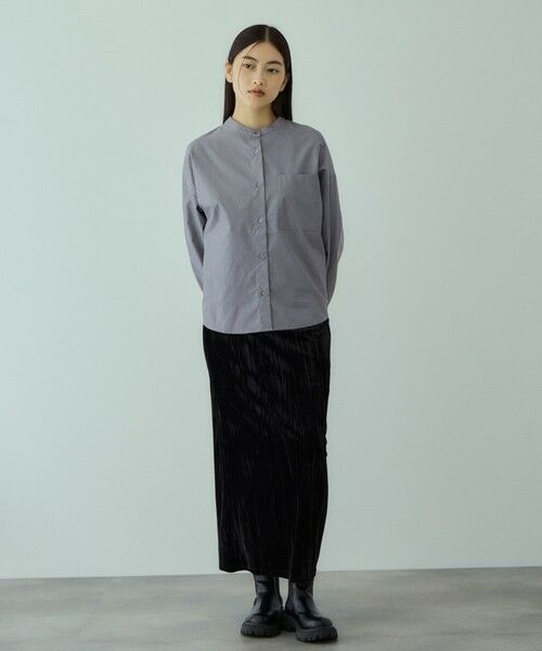 VICKY / ビッキー ミニ・ひざ丈スカート | クラッシュベロアスカート≪手洗い可能≫ | 詳細2