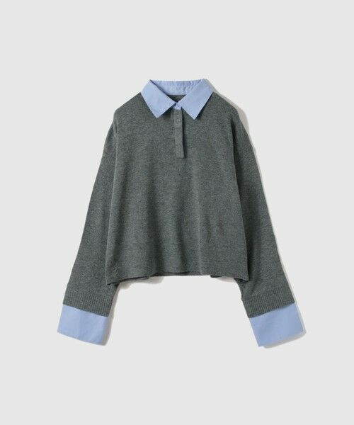 VICKY / ビッキー ニット・セーター | シャツカラーポロニットプルオーバー≪手洗い可能≫ | 詳細12
