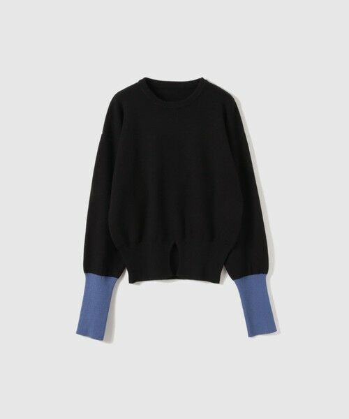 VICKY / ビッキー ニット・セーター | カラーカフスリットニットプルオーバー≪手洗い可能≫ | 詳細5