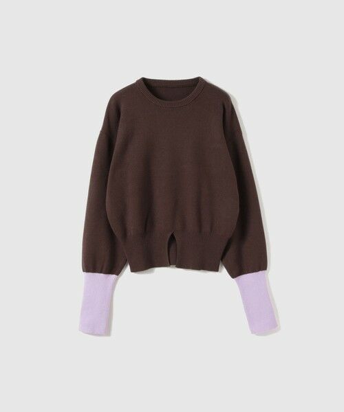 VICKY / ビッキー ニット・セーター | カラーカフスリットニットプルオーバー≪手洗い可能≫ | 詳細9