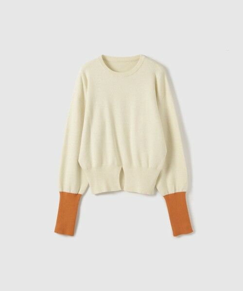 VICKY / ビッキー ニット・セーター | カラーカフスリットニットプルオーバー≪手洗い可能≫ | 詳細16