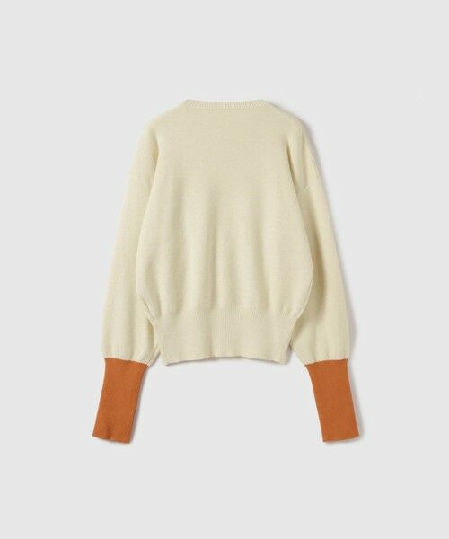 VICKY / ビッキー ニット・セーター | カラーカフスリットニットプルオーバー≪手洗い可能≫ | 詳細17