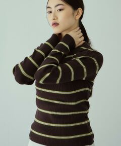 VICKY / ビッキー ニット・セーター | MIXカラーボーダーニットプルオーバー