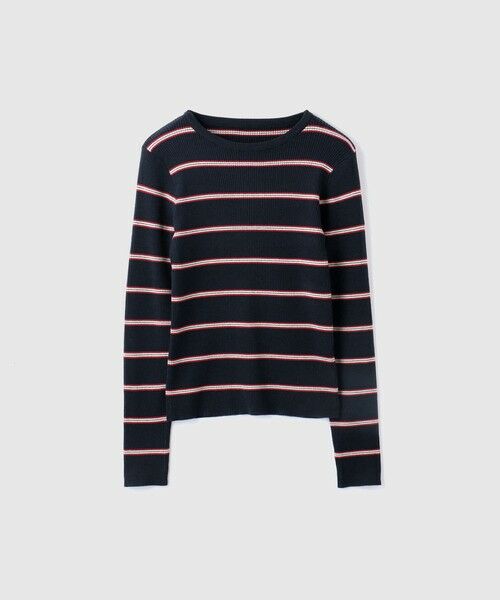 VICKY / ビッキー ニット・セーター | MIXカラーボーダーニットプルオーバー | 詳細5