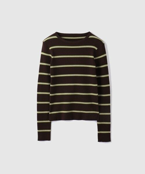 VICKY / ビッキー ニット・セーター | MIXカラーボーダーニットプルオーバー | 詳細11