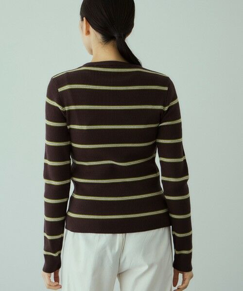 VICKY / ビッキー ニット・セーター | MIXカラーボーダーニットプルオーバー | 詳細10