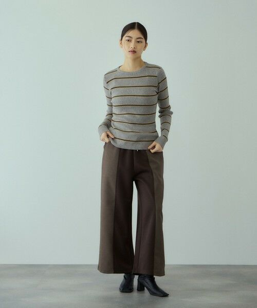 VICKY / ビッキー ニット・セーター | MIXカラーボーダーニットプルオーバー | 詳細17