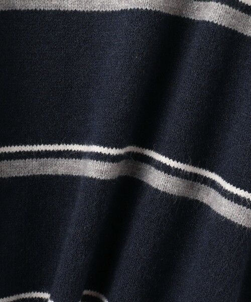 VICKY / ビッキー ニット・セーター | MIXボーダーポロニットプルオーバー | 詳細7