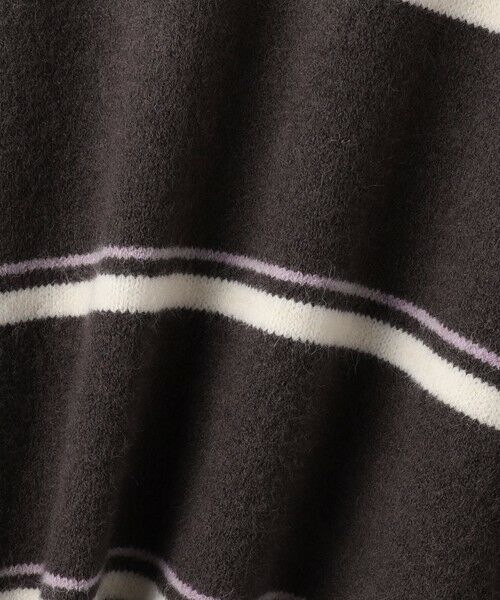 VICKY / ビッキー ニット・セーター | MIXボーダーポロニットプルオーバー | 詳細11