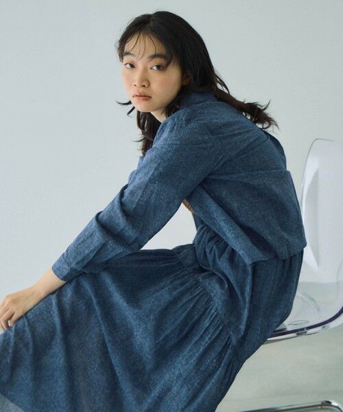 VICKY / ビッキー シャツ・ブラウス | シアーデニムダブルポケットシャツ≪セットアップ対応/手洗い可能≫ | 詳細6