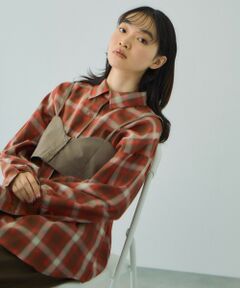 VICKY / ビッキー シャツ・ブラウス | オンブレーチェックオーバーサイズシャツ≪手洗い可能≫