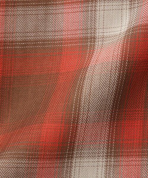 VICKY / ビッキー シャツ・ブラウス | オンブレーチェックオーバーサイズシャツ≪手洗い可能≫ | 詳細6