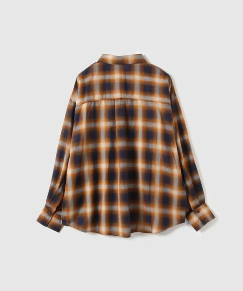 VICKY / ビッキー シャツ・ブラウス | オンブレーチェックオーバーサイズシャツ≪手洗い可能≫ | 詳細15