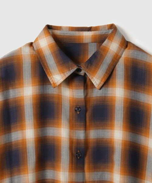 VICKY / ビッキー シャツ・ブラウス | オンブレーチェックオーバーサイズシャツ≪手洗い可能≫ | 詳細16