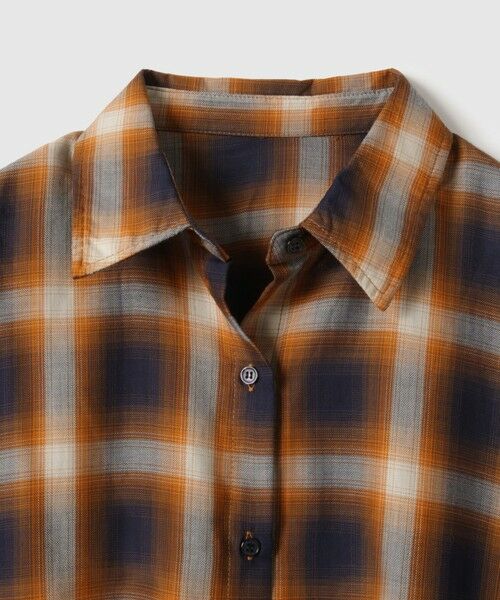 VICKY / ビッキー シャツ・ブラウス | オンブレーチェックオーバーサイズシャツ≪手洗い可能≫ | 詳細17