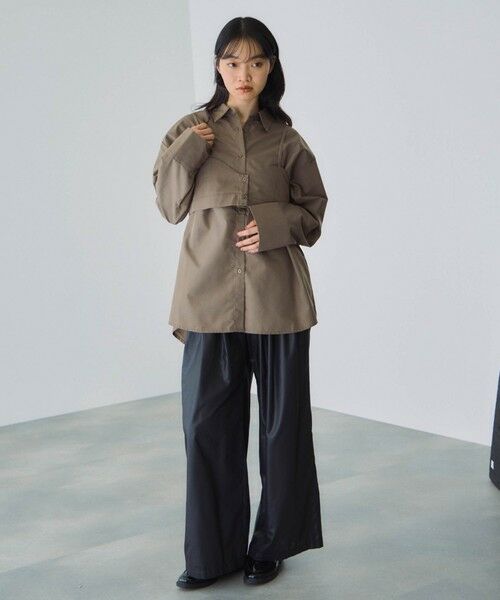 VICKY / ビッキー シャツ・ブラウス | ブロードビスチェ付きブラウス≪手洗い可能≫ | 詳細8