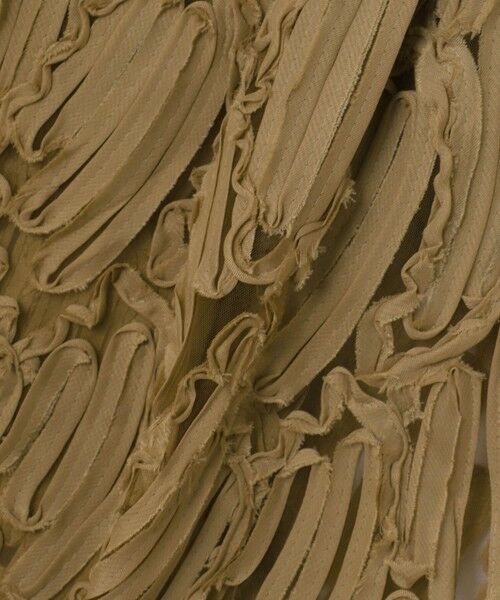 VICKY / ビッキー ダウンジャケット・ベスト | 刺繍チュールレースノーカラーベスト | 詳細14