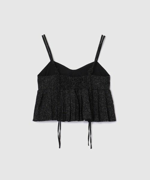 VICKY / ビッキー シャツ・ブラウス | ライトツィードプリーツキャミ≪セットアップ対応/手洗い可能≫ | 詳細5