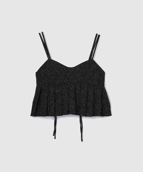 VICKY / ビッキー シャツ・ブラウス | ライトツィードプリーツキャミ≪セットアップ対応/手洗い可能≫ | 詳細4