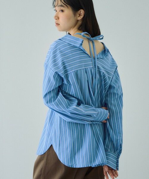 VICKY / ビッキー シャツ・ブラウス | ブロードストライプマルチブラウス≪手洗い可能≫ | 詳細3