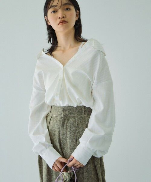 VICKY / ビッキー シャツ・ブラウス | ドビーチェックマルチブラウス≪手洗い可能≫ | 詳細1