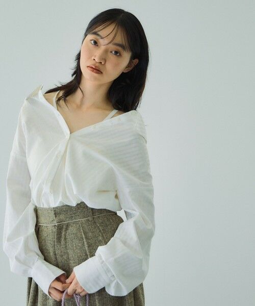 VICKY / ビッキー シャツ・ブラウス | ドビーチェックマルチブラウス≪手洗い可能≫ | 詳細2