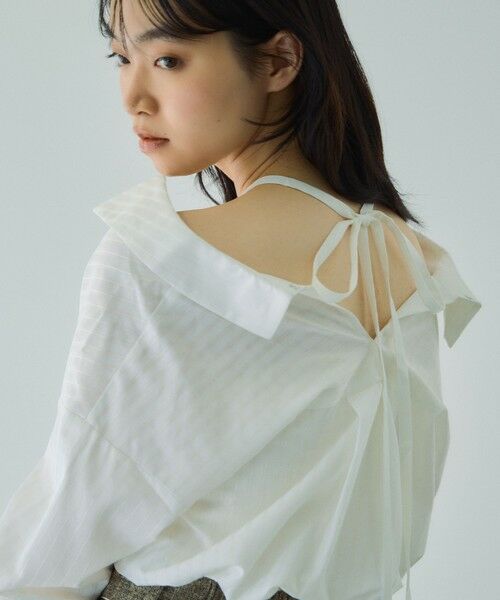 VICKY / ビッキー シャツ・ブラウス | ドビーチェックマルチブラウス≪手洗い可能≫ | 詳細3