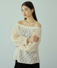 VICKY / ビッキー シャツ・ブラウス | フラワーレーススモックブラウス≪手洗い可能≫