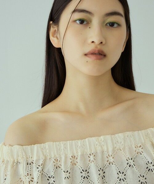 VICKY / ビッキー シャツ・ブラウス | フラワーレーススモックブラウス≪手洗い可能≫ | 詳細7