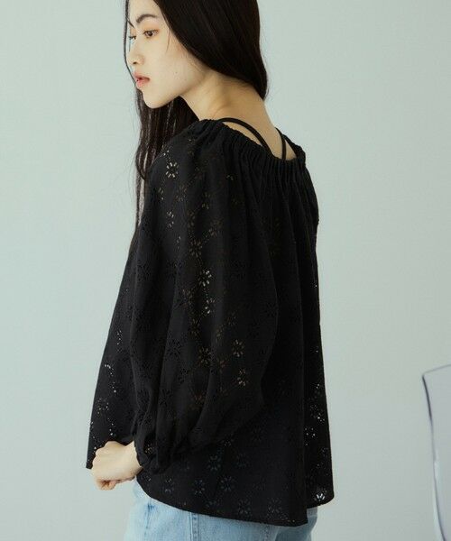 VICKY / ビッキー シャツ・ブラウス | フラワーレーススモックブラウス≪手洗い可能≫ | 詳細12