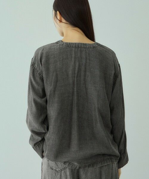 VICKY / ビッキー シャツ・ブラウス | リヨセルVネックブラウス≪洗濯機で洗える≫ | 詳細8