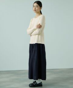 VICKY / ビッキー ロング・マキシ丈ワンピース | ドッキングライク軽量ニットワンピース≪手洗い可能≫