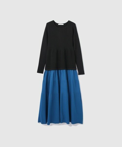 VICKY / ビッキー ロング・マキシ丈ワンピース | ドッキングライク軽量ニットワンピース≪手洗い可能≫ | 詳細2