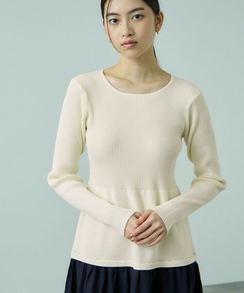 VICKY / ビッキー ロング・マキシ丈ワンピース | ドッキングライク軽量ニットワンピース≪手洗い可能≫ | 詳細5