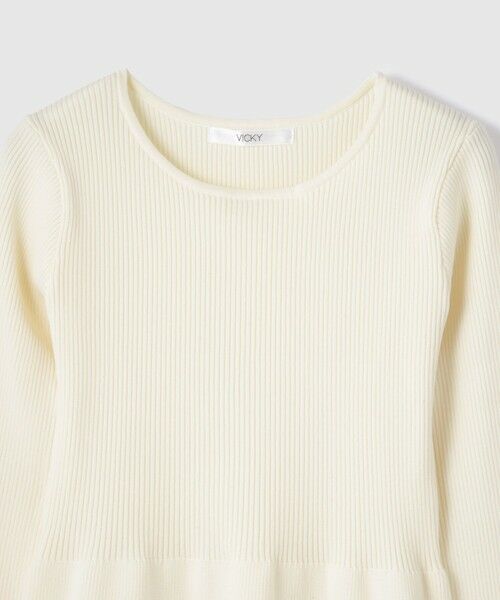 VICKY / ビッキー ロング・マキシ丈ワンピース | ドッキングライク軽量ニットワンピース≪手洗い可能≫ | 詳細8
