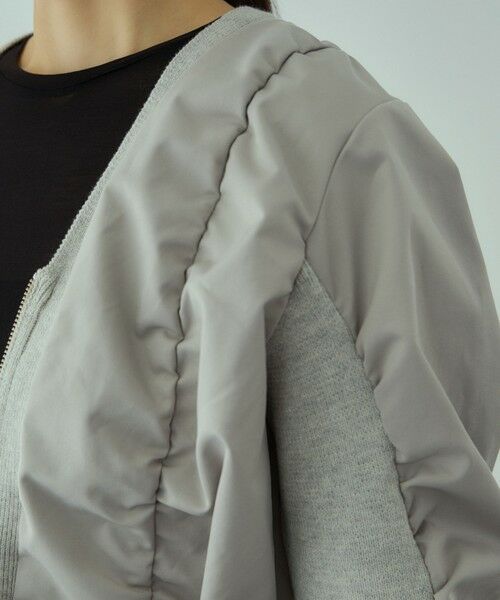 VICKY / ビッキー テーラードジャケット | ミラノリブギャザーZIPブルゾン | 詳細14