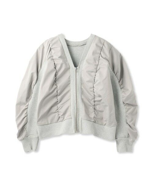VICKY / ビッキー テーラードジャケット | ミラノリブギャザーZIPブルゾン | 詳細17