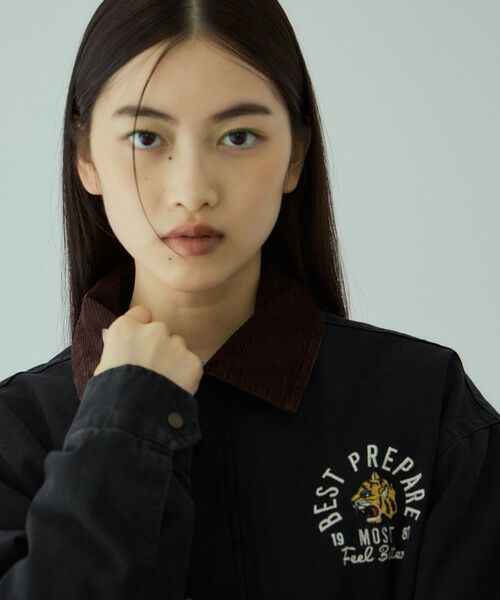 VICKY / ビッキー テーラードジャケット | TIGER刺繍ダックジャケット≪手洗い可能≫ | 詳細7