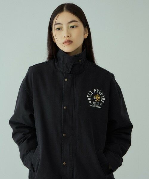 VICKY / ビッキー テーラードジャケット | TIGER刺繍ダックジャケット≪手洗い可能≫ | 詳細8