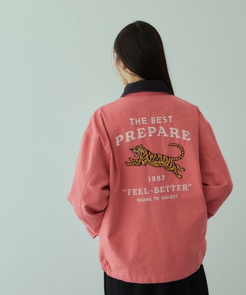 VICKY / ビッキー テーラードジャケット | TIGER刺繍ダックジャケット≪手洗い可能≫ | 詳細13