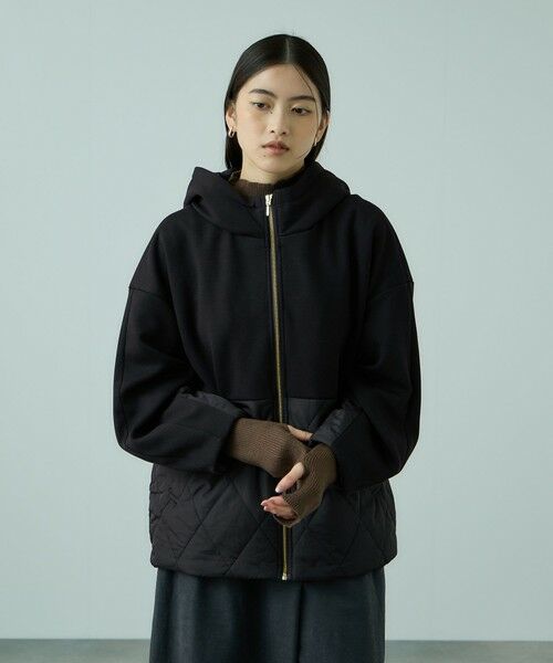 VICKY / ビッキー テーラードジャケット | キルトダンボールコクーンスリーブブルゾン | 詳細2