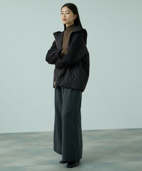 VICKY / ビッキー テーラードジャケット | キルトダンボールコクーンスリーブブルゾン | 詳細7